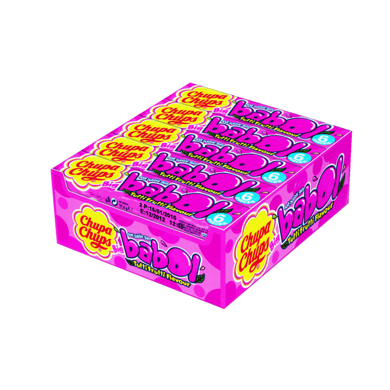 Chupa Chups Big Babol Tutti Frutti 20 Stück im Karton