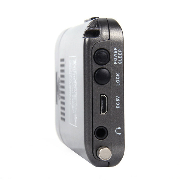 HRD-737 tragbarer Flugzeugband-Funkfrequenzempfänger (schwarz)