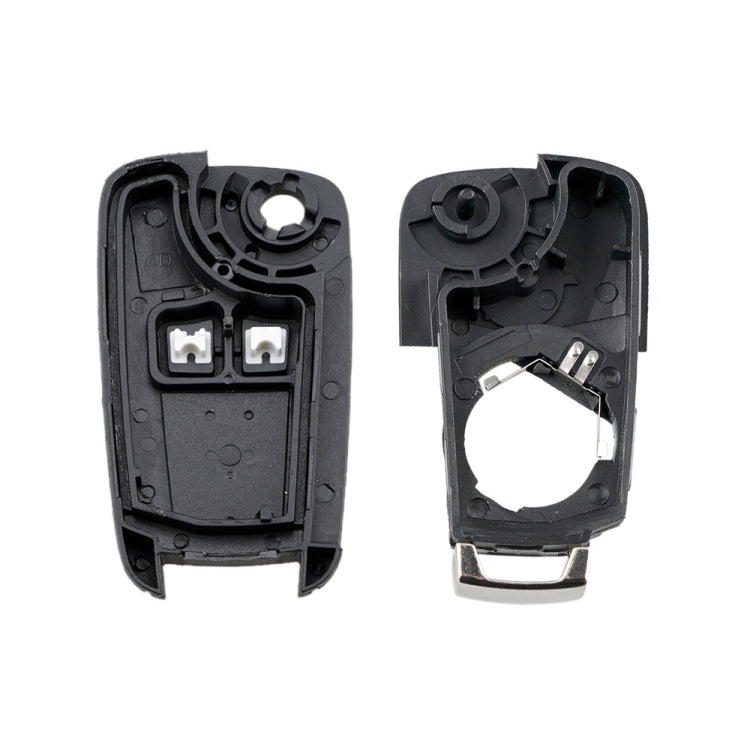 Für Opel Autoschlüssel Ersatz 2 Tasten Autoschlüsseletui mit faltbarem Schlüsselblatt