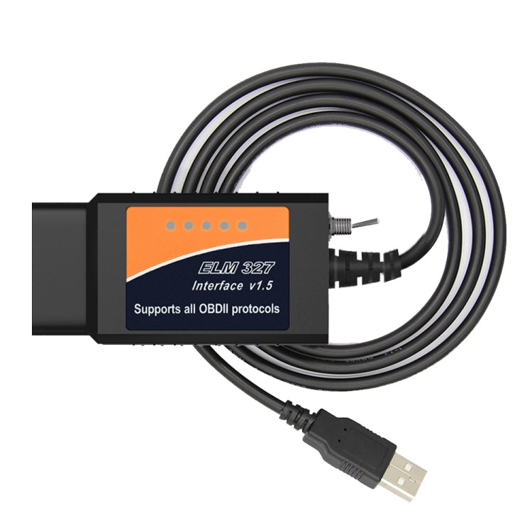 OBD ELM327 V1.5 USB-Autofehlerdiagnosekabel mit Schalter