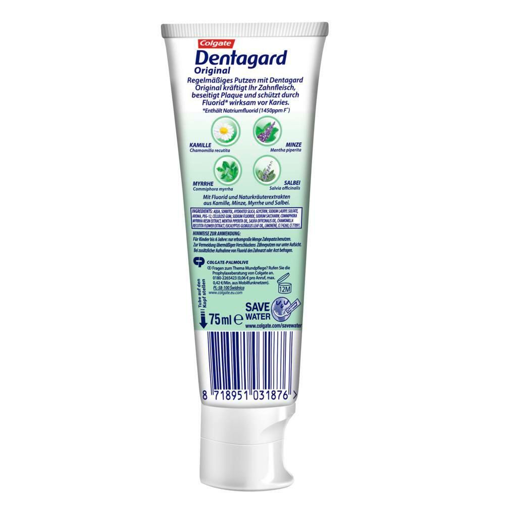Dentagard Zahnpasta Kräuter, 75 ml