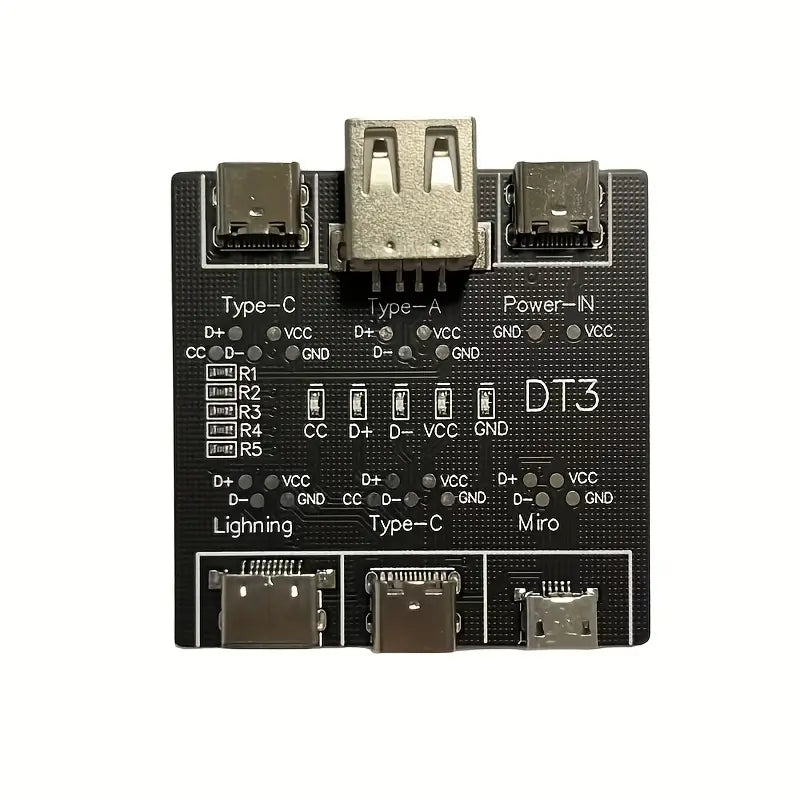 DT3 Datenkabel-Erkennungsplatine USB-Kabeltester Für IOS Android Typ-C