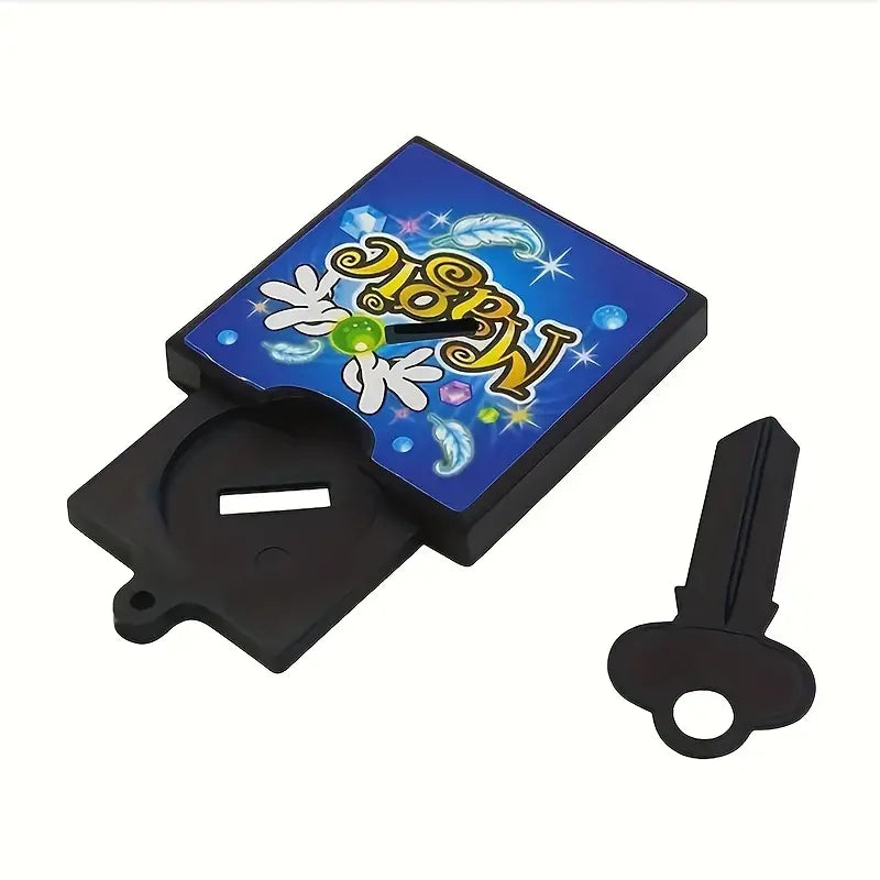 Der Schlüssel und die durchdringende Münze Zaubertrick