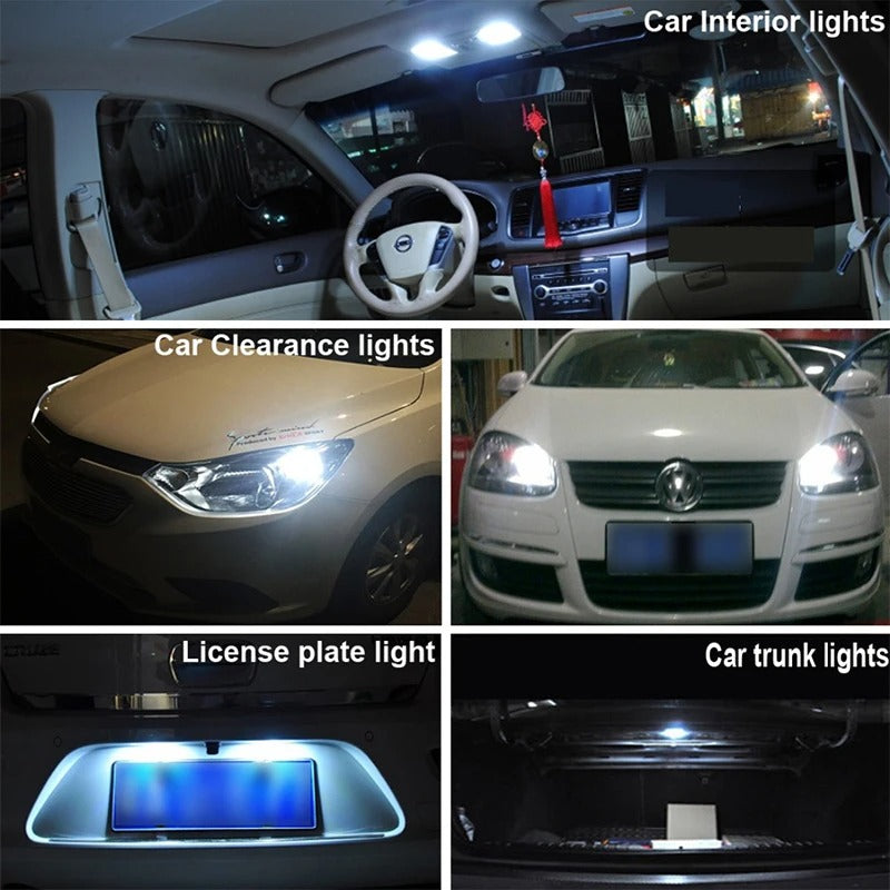 Auto Fahrzeug T10 Led-Lampe Beleuchtung Canbus 12V 5050 5 SMD 6000K 5W