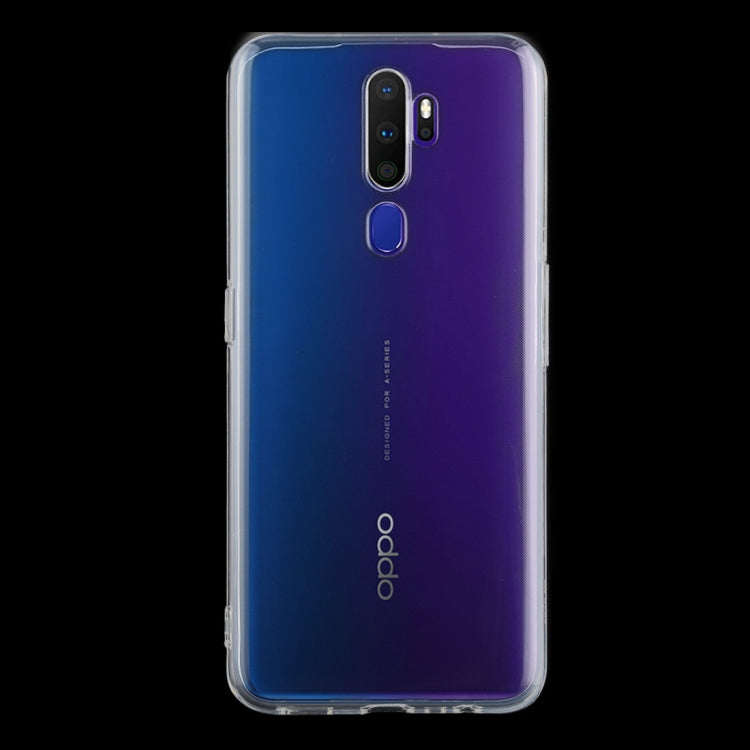 Für OPPO A9 (2020) 0,75 mm ultradünnes transparentes TPU-Gehäuse