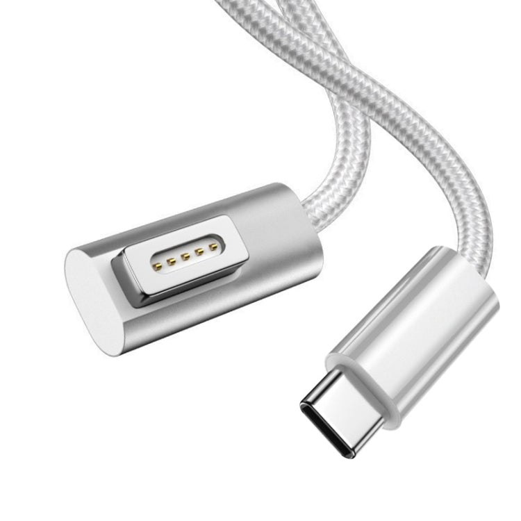 100 W 5-poliges MagSafe 2 (T-förmig) auf USB-C/Typ-C PD-Ladekabel, Kabellänge: 1,8 m