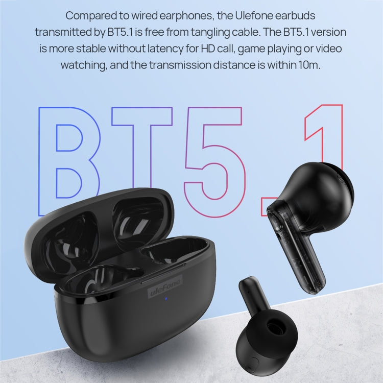 Original Ulefone Buds TWS True Wireless Bluetooth-Kopfhörer (Schwarz)