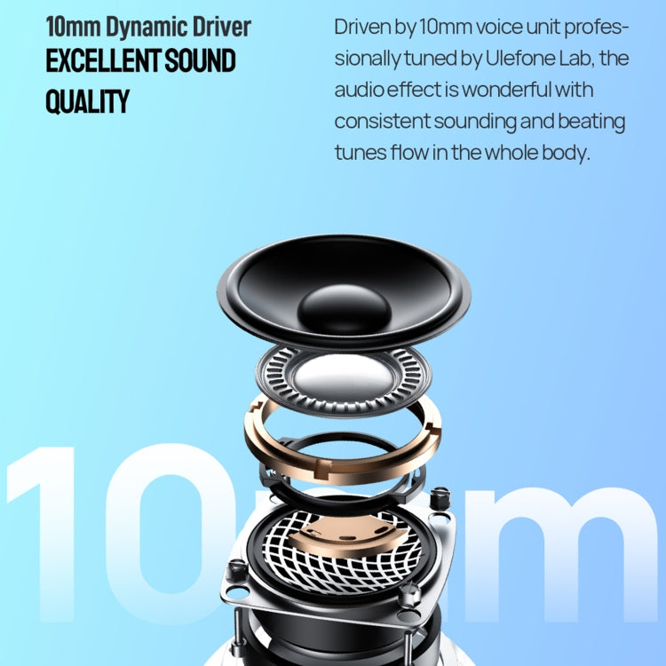 Original Ulefone Buds TWS True Wireless Bluetooth-Kopfhörer (Schwarz)