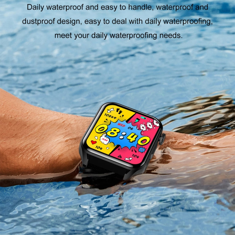 Ochstin 5HK28 1,78-Zoll-Smartwatch mit quadratischem Bildschirm und Silikonarmband