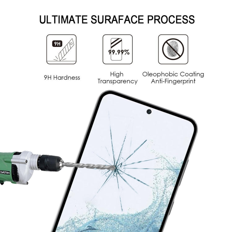 Samsung Galaxy S23 5G / S22 5G Displayschutzfolie aus gehärtetem Glas