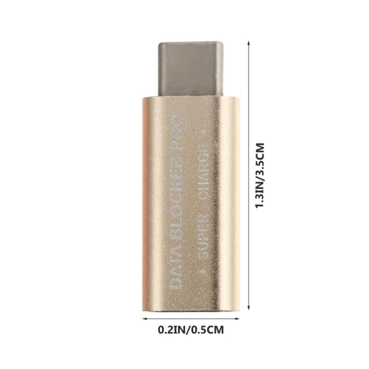 USB-C / Typ-C-Datenblocker-Schnellladeanschluss (schwarz)