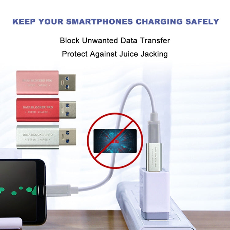 USB-C / Typ-C-Datenblocker-Schnellladeanschluss (schwarz)