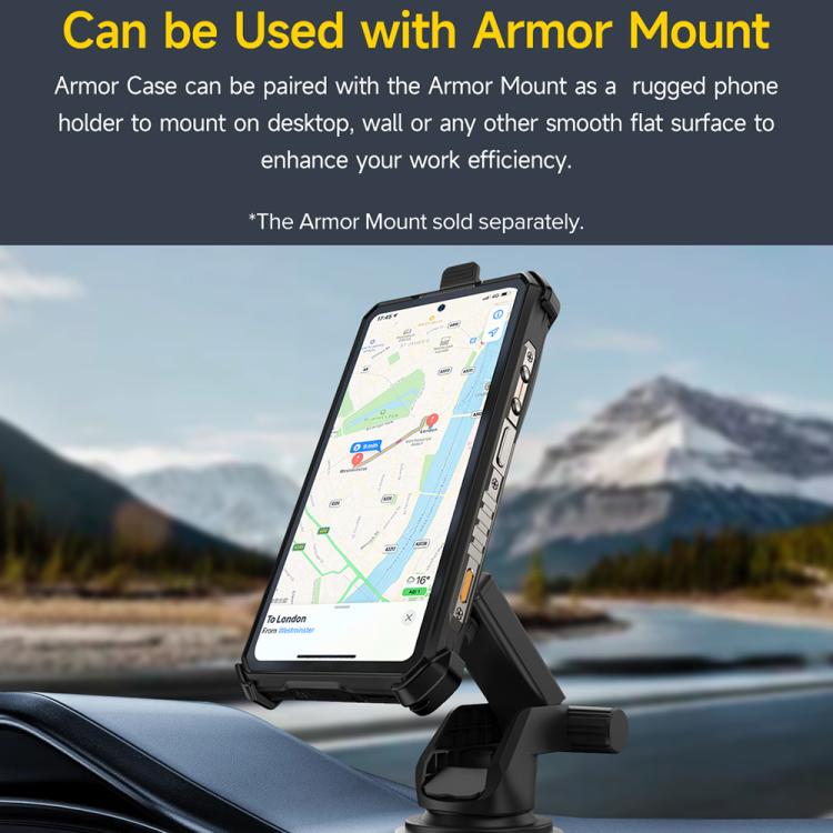 Ulefone Armor 28 Ultra / 28 Ultra Thermal Back Clip-Telefonhülle mit Karabiner