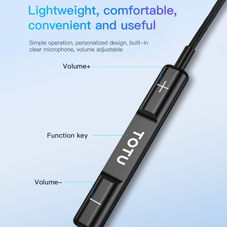 TOTU EP-3 In-Ear-Kopfhörer mit Kabel, Länge: 1,2 m, Steckertyp: USB-C / Typ C