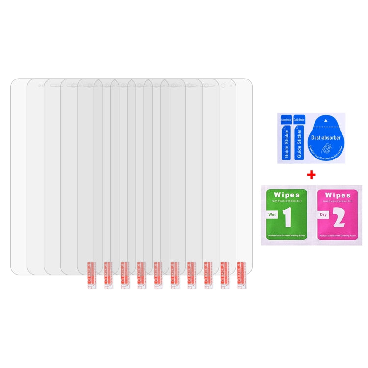 10 Stück 0,26 mm 9H 2,5D gehärtete Glasfolie