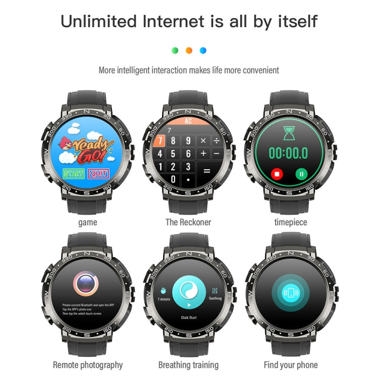 M68 Plus 1,52 Zoll runder Bildschirm 2 in 1 Bluetooth-Kopfhörer-Smartwatch, 512 MB Speicher, unterstützt Gesundheitsüberwachung