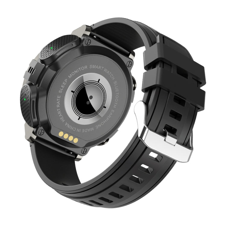 M68 Plus 1,52 Zoll runder Bildschirm 2 in 1 Bluetooth-Kopfhörer-Smartwatch, 512 MB Speicher, unterstützt Gesundheitsüberwachung