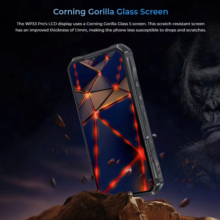 Oukitel WP33 Pro, IP68/IP69K, Fingerabdruckerkennung, 22000 mAh, 6,6 Zoll MediaTek Dimensity 6100+ Octa-Core, NFC, OTG, Netzwerk: 5G