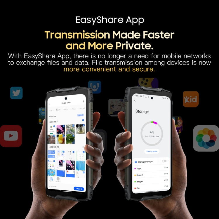 Blackview BV9300 Pro, IP68/IP69K/MIL-STD-810H, 6,7 Zoll + 1,32 Zoll Android 13 MediaTek Helio G99 Octa Core, Netzwerk: 4G, NFC, OTG