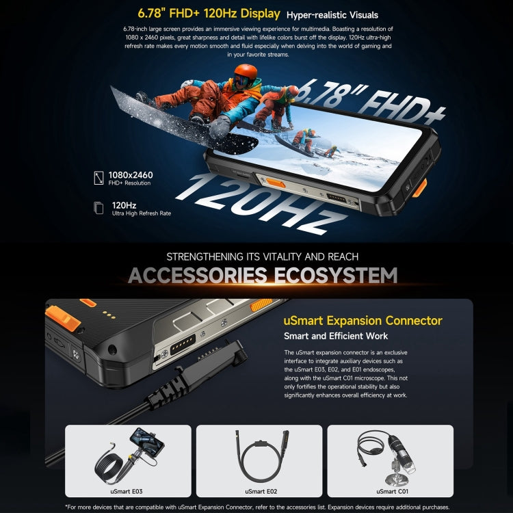 Ulefone Armor 26 Ultra Rugged Phone, 6,78 Zoll Android 13 MediaTek Dimensity 8020 Octa Core, Netzwerk: 5G, NFC