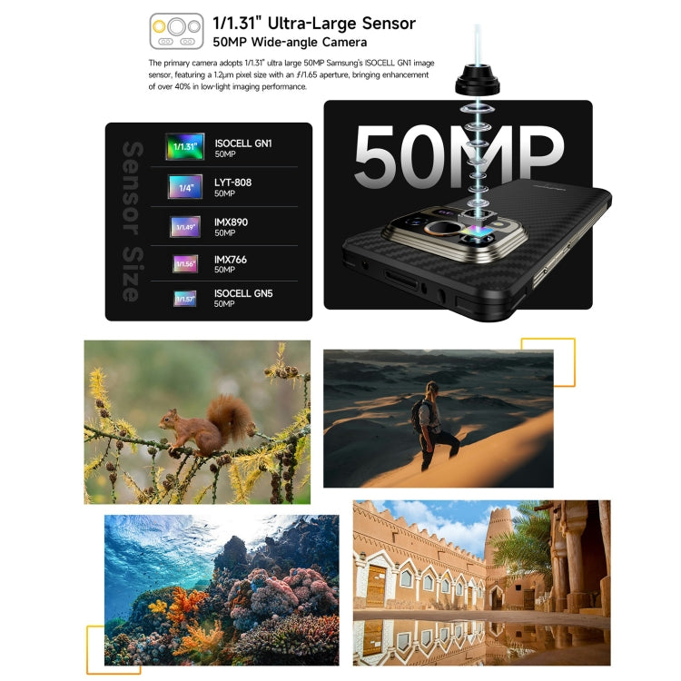 Robustes Ulefone Armor 25T Pro-Telefon, Wärmebildgebung, 6,78 Zoll Android 14 MediaTek Dimensity 6300 Octa Core, Netzwerk: 5G, NFC