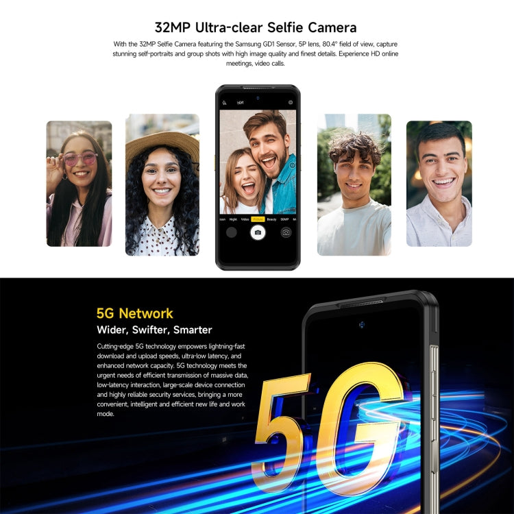 Robustes Ulefone Armor 25T Pro-Telefon, Wärmebildgebung, 6,78 Zoll Android 14 MediaTek Dimensity 6300 Octa Core, Netzwerk: 5G, NFC