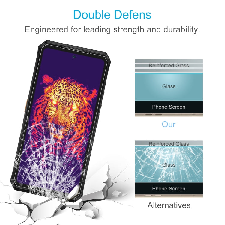 Ulefone Armor 28 Ultra & Thermal 10 Stück 3D 0,3 mm Hochaluminium-Hartglasfolie