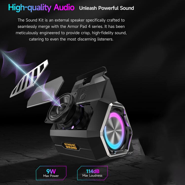 Tragbarer Halter, kabelloser Bluetooth-Lautsprecher für Ulefone Armor Pad 4/4 Ultra