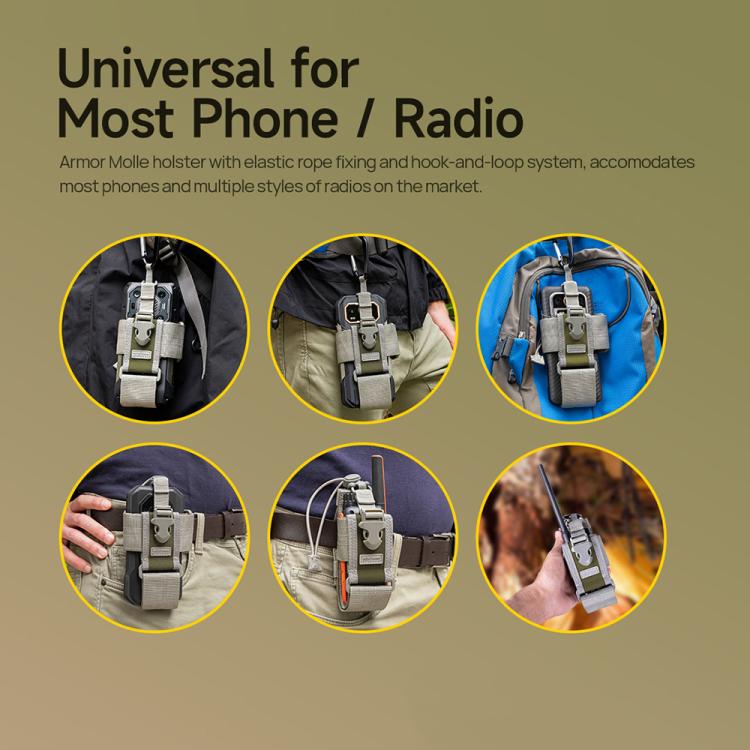 Ulefone Armor Holster Mehrzweck-Telefontasche, Gürteltasche (grau)