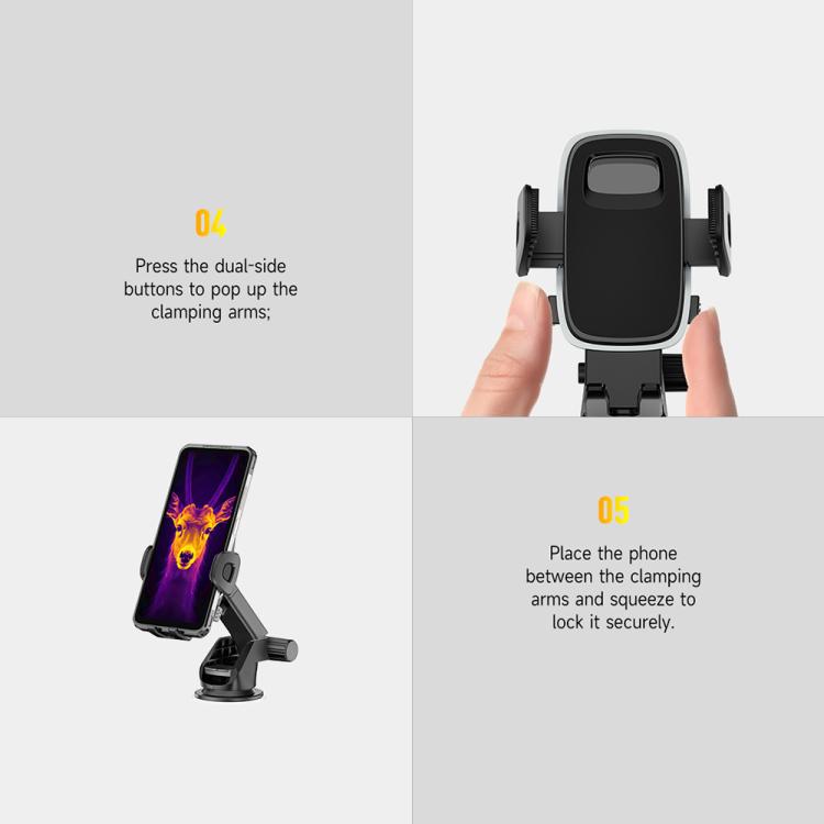 Ulefone UAN04 Armor Mount Autotelefonhalter, verbessertes Modell