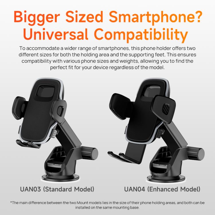 Ulefone UAN04 Armor Mount Autotelefonhalter, verbessertes Modell