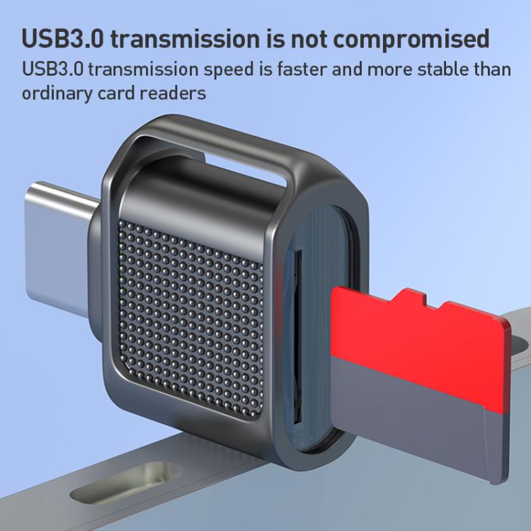 Lightning Apple / USB-C Android 3.0-zu-MicroSD Kartenleser