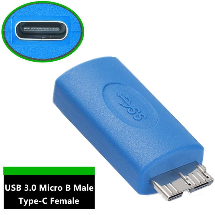USB3.0 PC Adapter für mobile Festplatten, Modell: Typ-C-Buchse auf Micro-USB Stecker