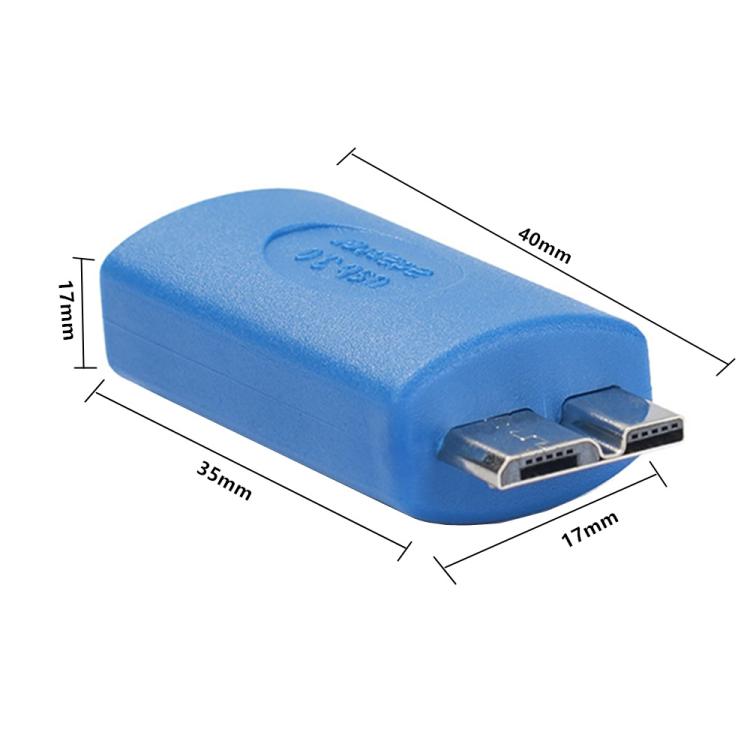 USB3.0 PC Adapter für mobile Festplatten, Modell: Typ-C-Buchse auf Micro-USB Stecker