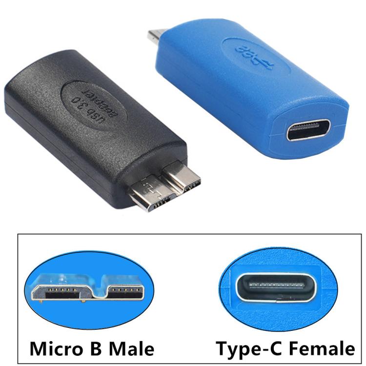 USB3.0 PC Adapter für mobile Festplatten, Modell: Typ-C-Buchse auf Micro-USB Stecker