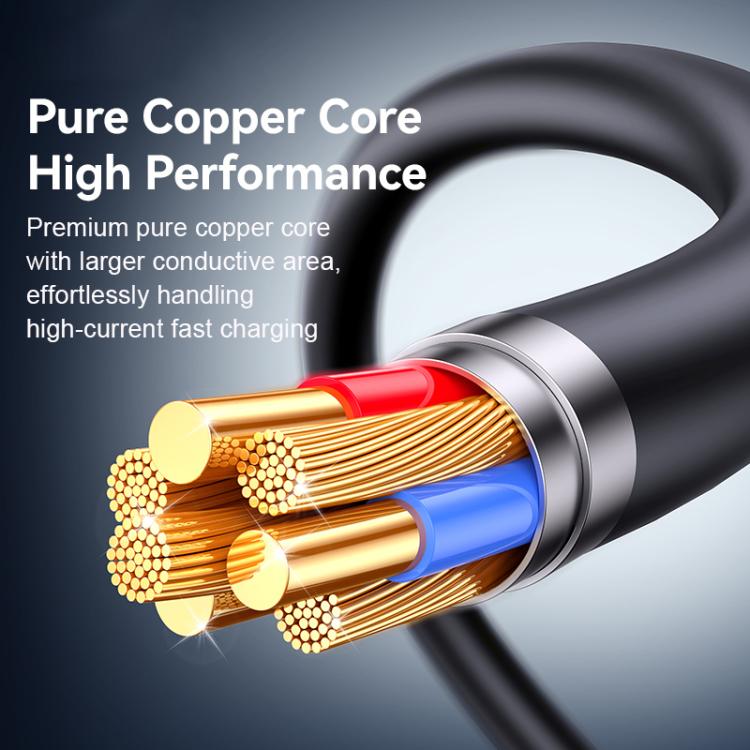 USAMS SJ781 U94 USB-C / Type-C to 8 Pin PD30W Fast Charging Data Cable, 1m