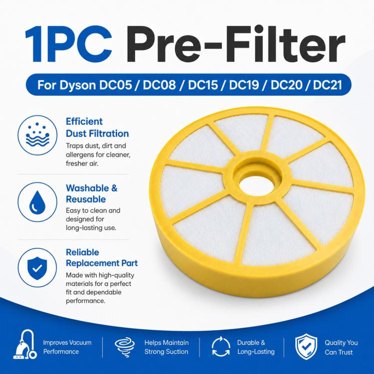 Ersatzteile für Dyson DC21 / DC20 / DC19 / DC15 Staubsauger, Pre-Filter, Pre-Filter and Air Outlet Filter