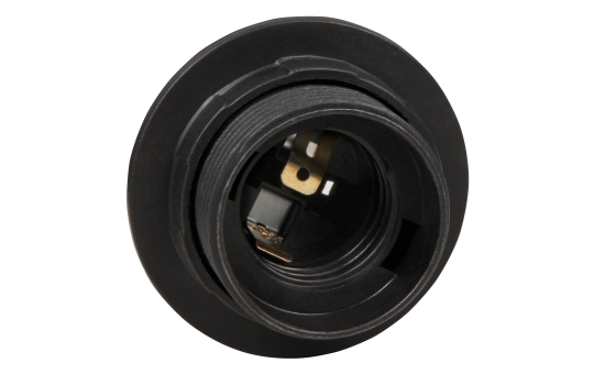 EURO-NETZKABEL MIT SCHNURSCHALTER UND E27 FASSUNG, 3,5M, Weiss/Schwarz