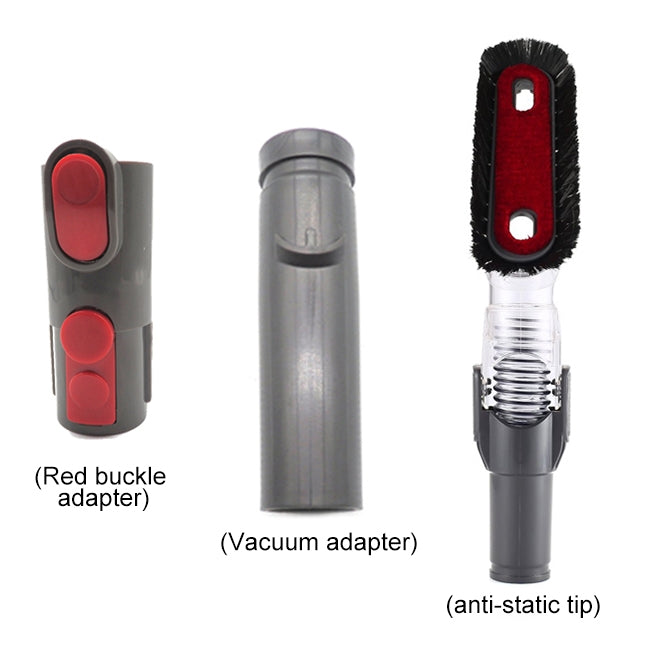 XD996 3-in-1-Handwerkzeug, biegsamer antistatischer Saugkopf-Kits D931 D928 D907 für Dyson V6 / V7 / V8 / V9 / V10 Staubsauger, XD996