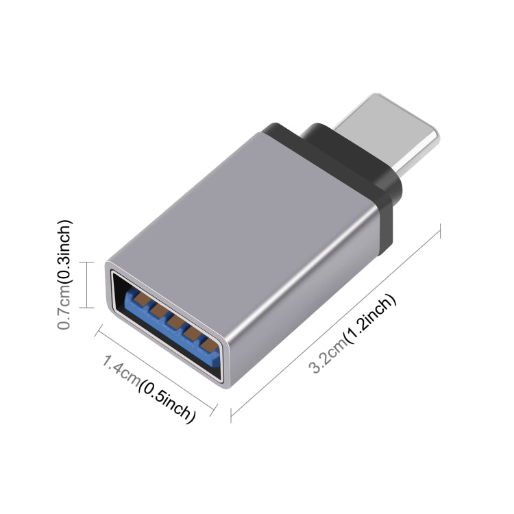 HAWEEL USB-C / Typ-C Stecker auf USB 3.0 Buchse OTG Datenübertragungsadapter