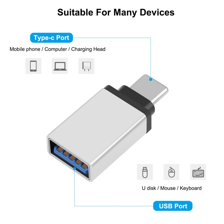 USB-C / Typ-C Stecker auf USB 3.0 Buchse OTG Datenübertragungsadapter