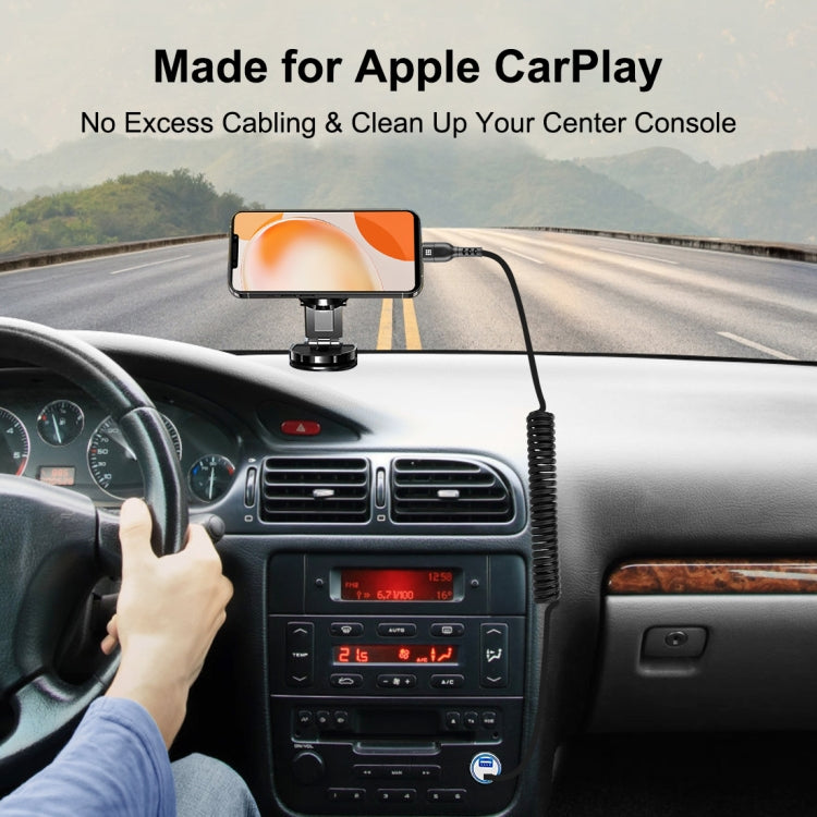 1,5 m 5 A USB-C/Typ-C auf USB-C/Typ-C einziehbares Spiral-PD-Schnellladekabel