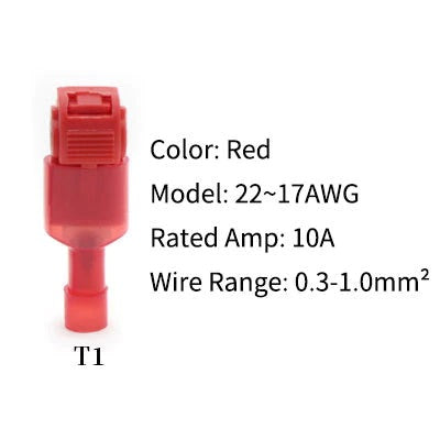 T Form Schnell Splice Elektrischer Draht Anschlüsse Crimp