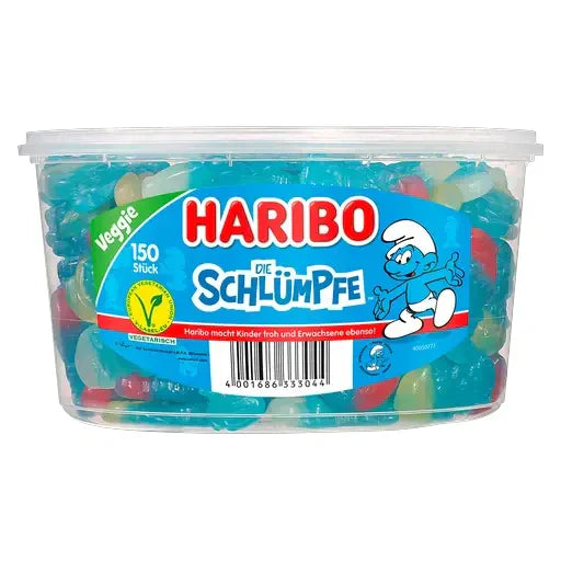 Haribo Schlümpfe 150 Stück in der Dose