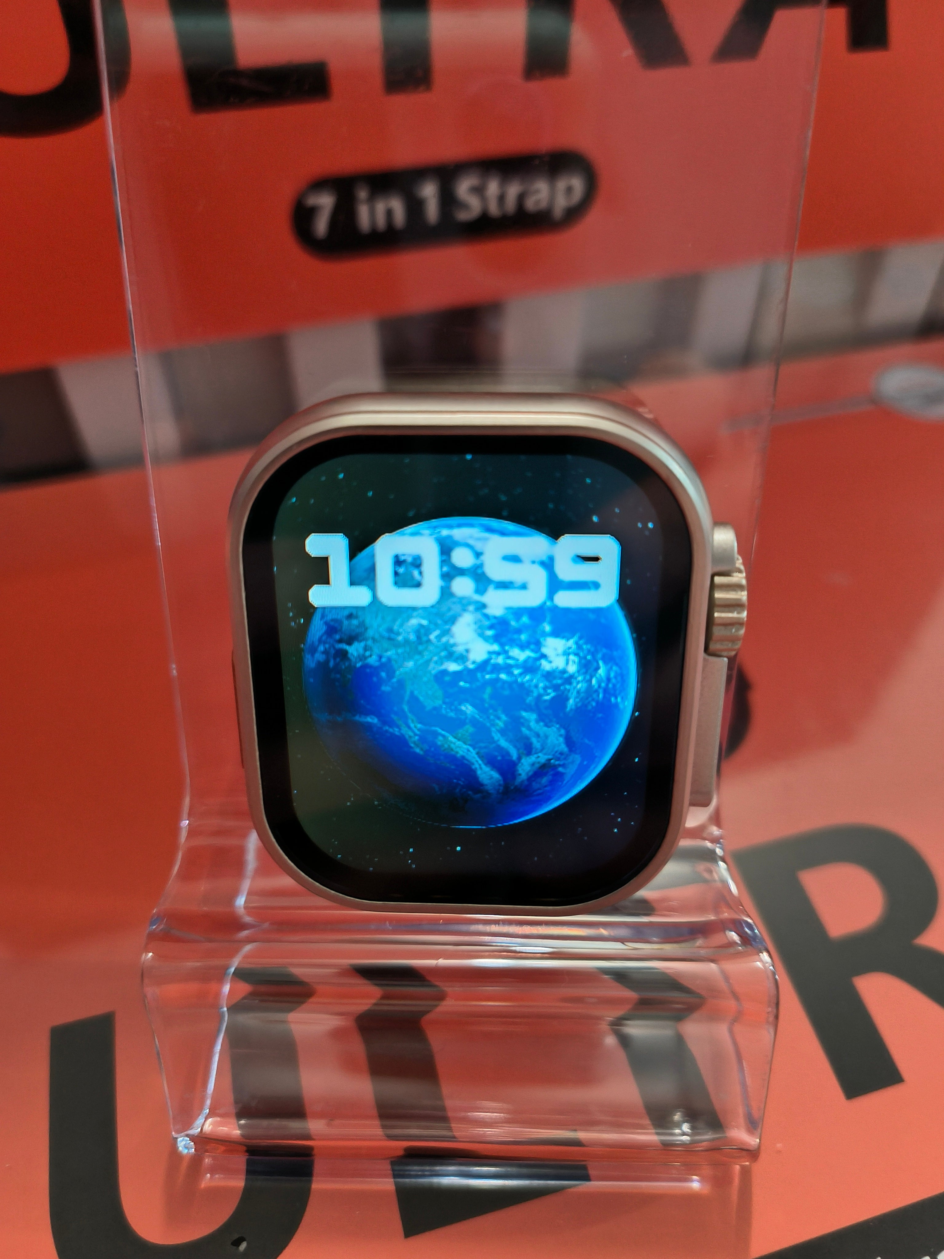 Smartwatch Ultra Geschenk Set 7 In 1 + Uhr & Wireless Ladegerät inkl. Bänder