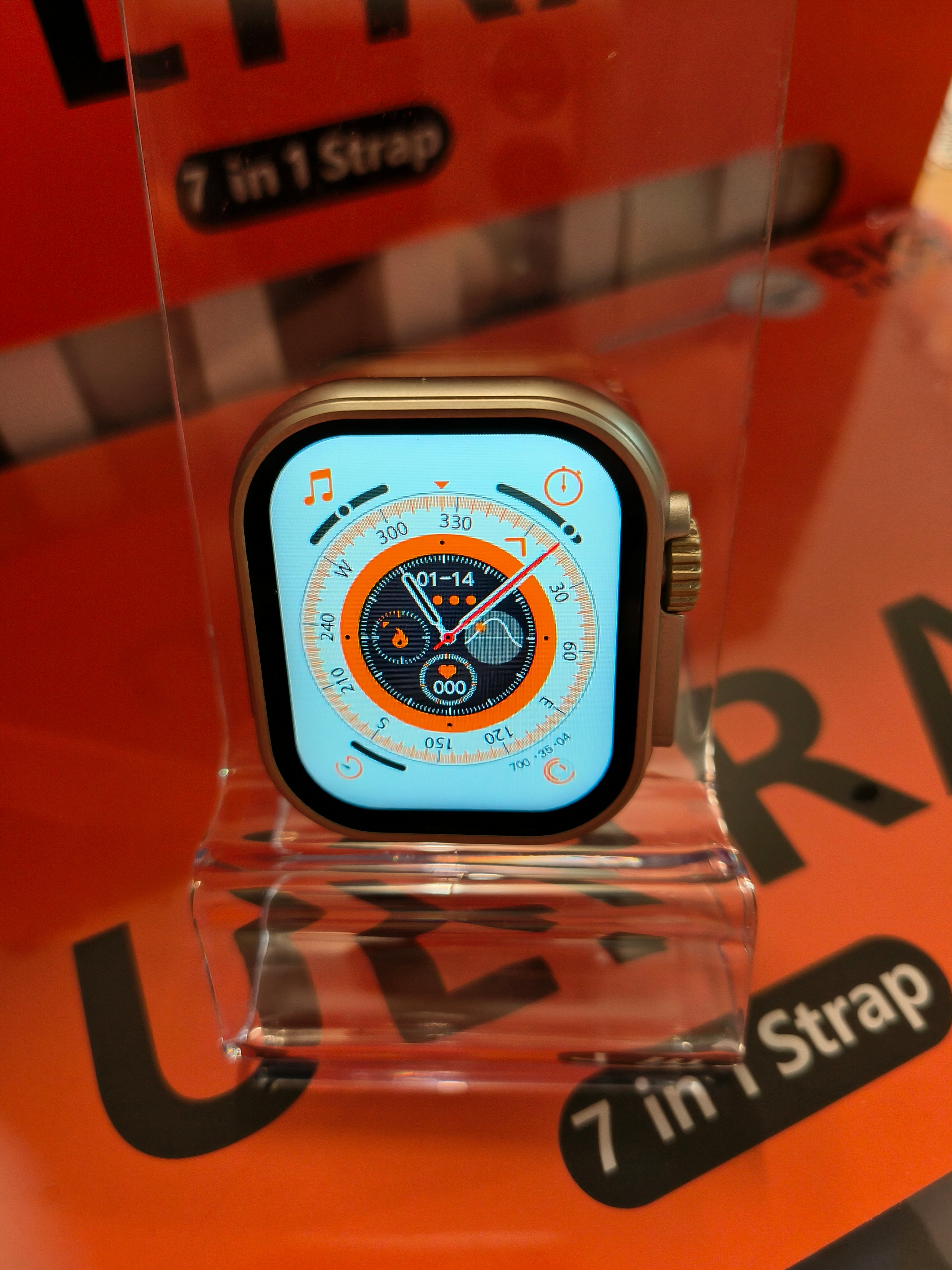 Smartwatch Ultra Geschenk Set 7 In 1 + Uhr & Wireless Ladegerät inkl. Bänder