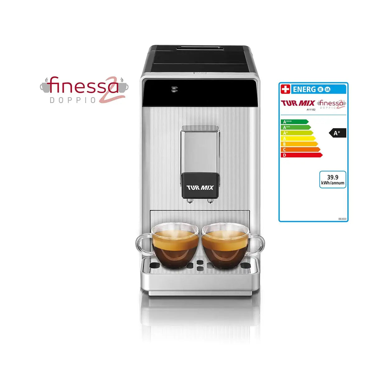 Turmix Finessa Doppio Kaffeevollautomat Anthrazit