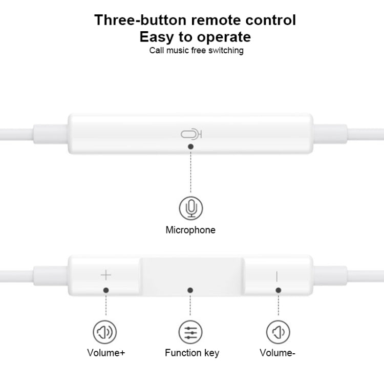 8-polig In-Ear-Kopfhörer der zweiten Generation, Länge: 1,2 m (weiß)