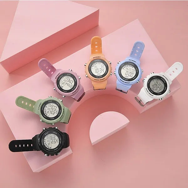 Digitale Sport Kinder Uhr in Blau