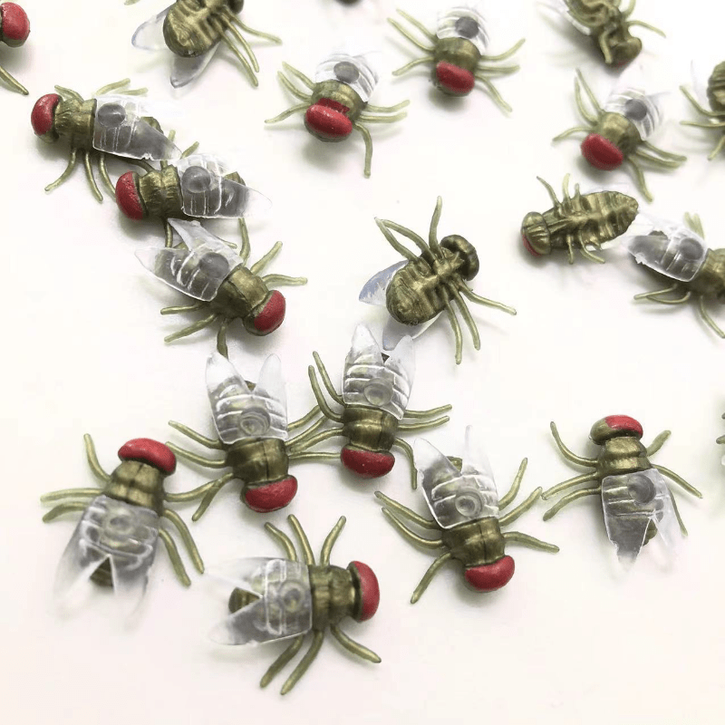 Künstliche Fliegen, Kniffliges Halloween-Party-Spielzeug, Bühnenparty